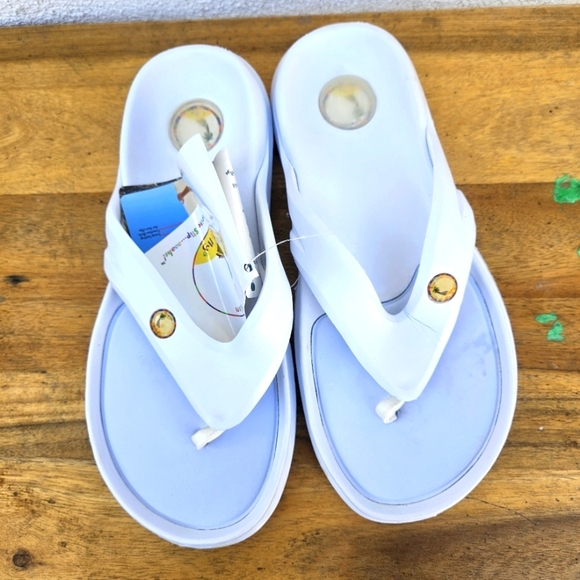 Hawaiian Jellys Ultra Comfort Kea Haú Unisex  Sandals Women's Size 10 - Picture 1 of 13